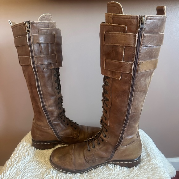 Area Forte Anthropologie Military Combat Inspired boot 9/39 - Picture 3 of 11
